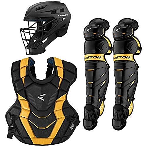 Easton | Elite X 2.0 Baseball Catcher's Equipment | Box Set | NOCSAE Approved | Youth/Intermediate/Adult | Multiple Colors