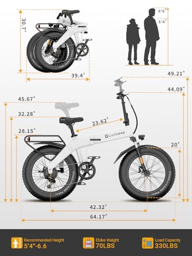 Electric Bike for Adults,1500W Peak Motor,60Miles 28/30MPH,20" Fat Tire All-Terrain Foldable Ebike