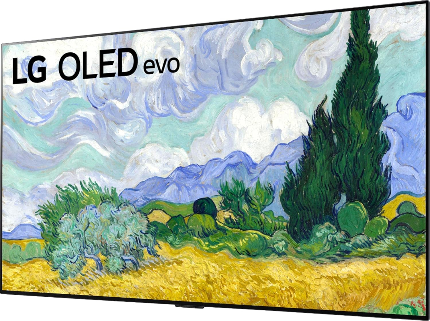 LG OLED77G1PUA G1 77 inch Class with Gallery Design 4K Smart OLED evo TV w/AI ThinQ Bundle w/ 1 Free Additional Year Extended Warranty Authorized