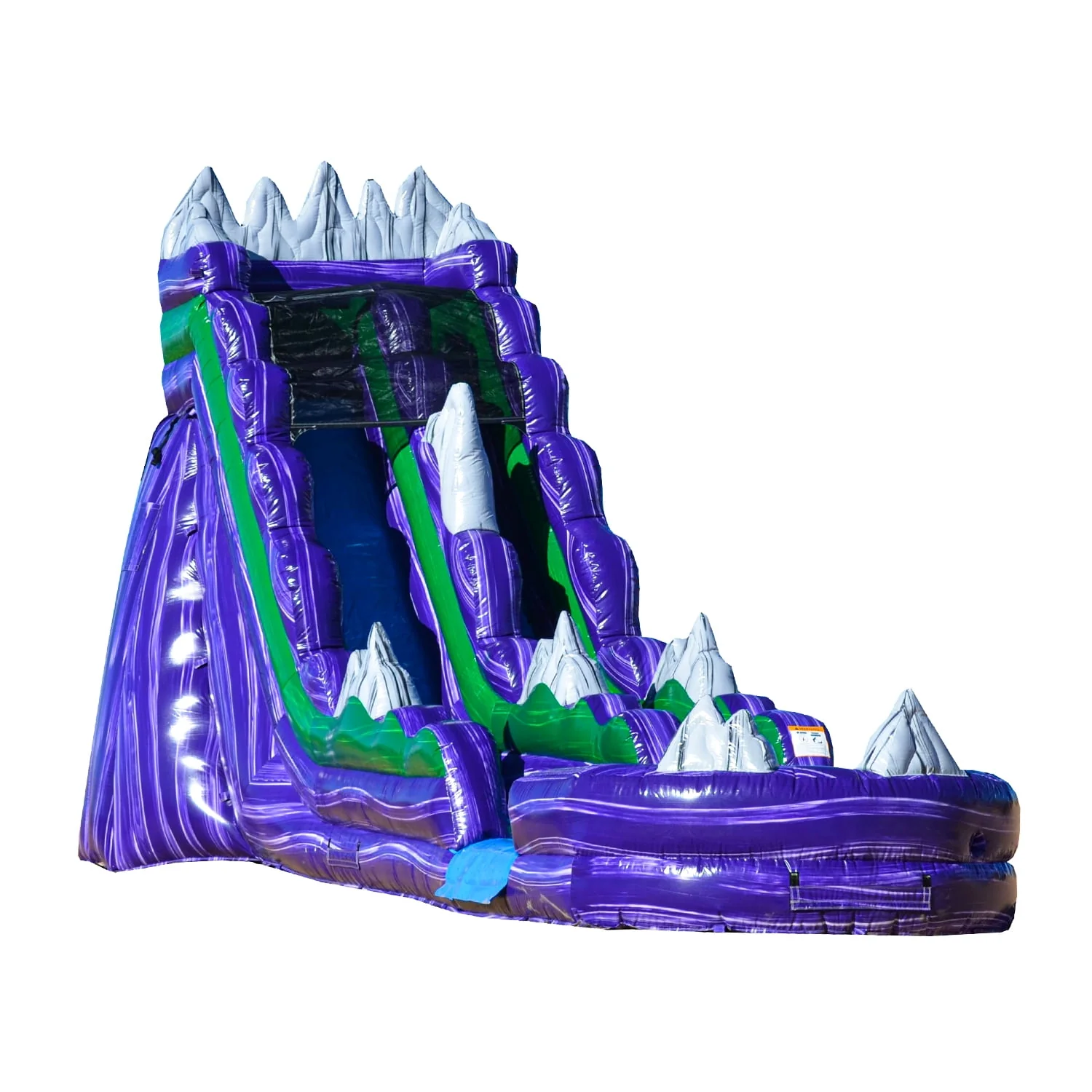 JumpOrange Dark Night Commercial Grade Inflatable Water Slide with Splash Pool | for Adults and Kids | Includes Blower
