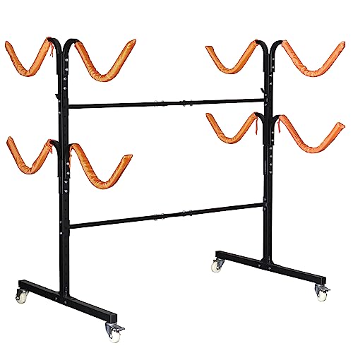 Freestanding Kayak Storage Rack 2 Kayaks/4 Kayaks, Kayak Racks for Outdoor Storage, Kayak Stand Heavy Duty Storage for Kayaks, Canoes