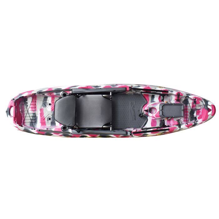 3 Waters Big Fish 105 Fishing Kayak Package, Urban Camo