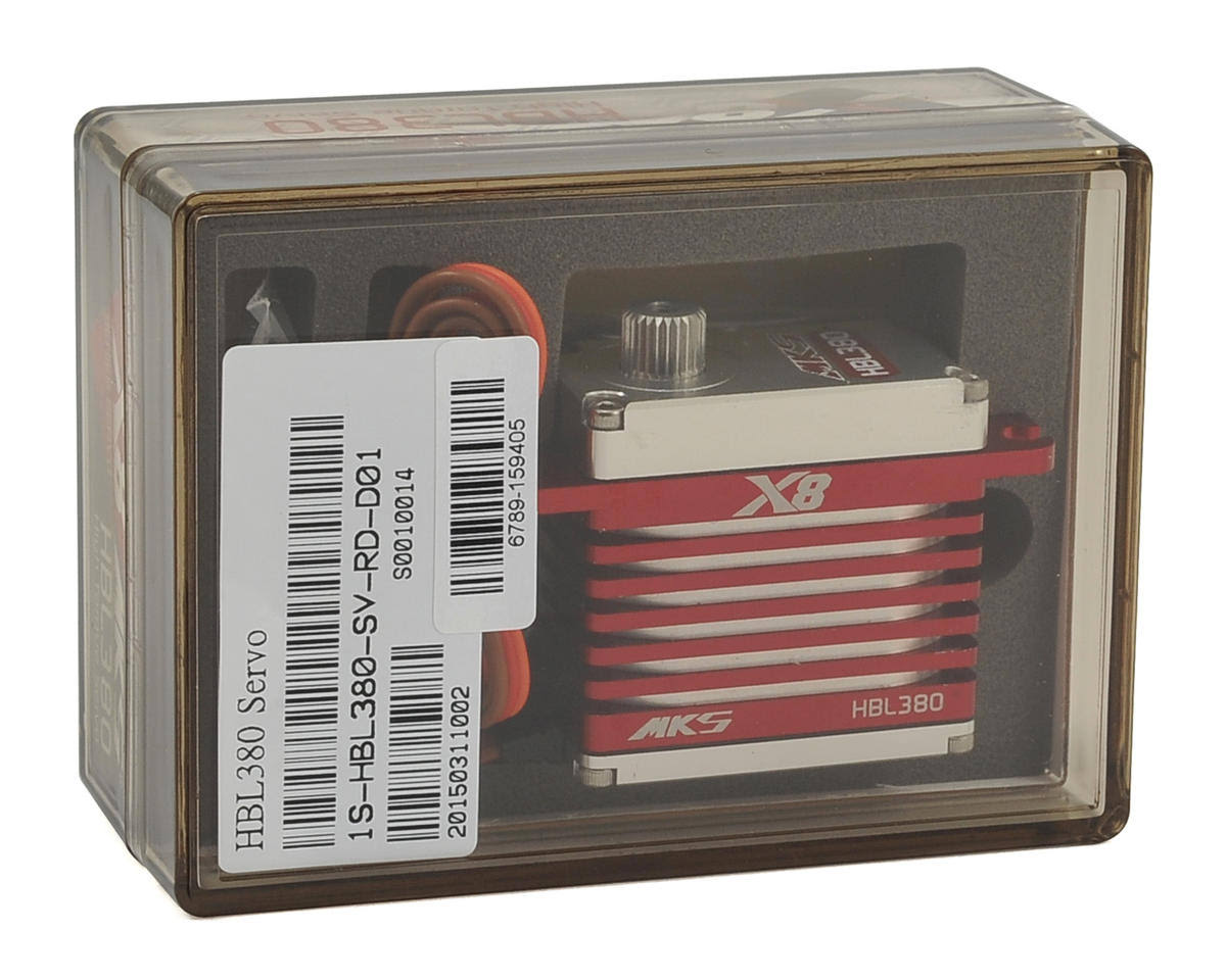 MKS X8 HBL380 Brushless Ti-Gear High Torque Large Scale Servo