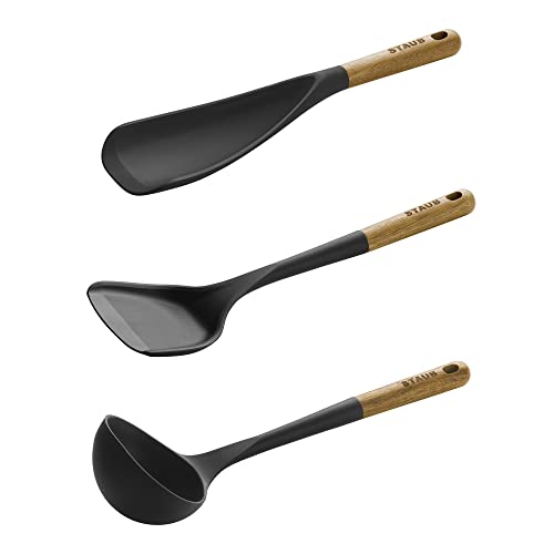 Staub Silicone Cooking Utensils, 11, Black