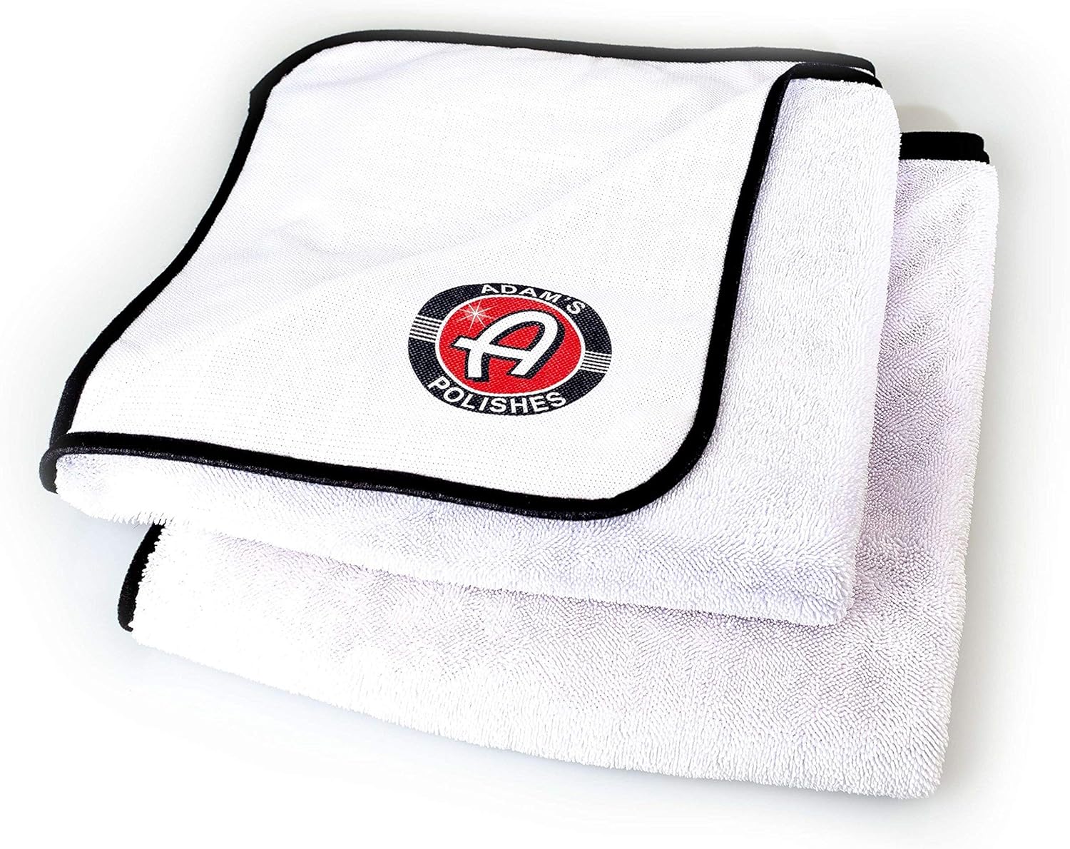 Adam's Ultra Plush Drying Towel (Pack of 2) - Microfiber Cleaning Cloth for Car Detailing, Drying, & Car Wash | Soft Rag Towel Won'