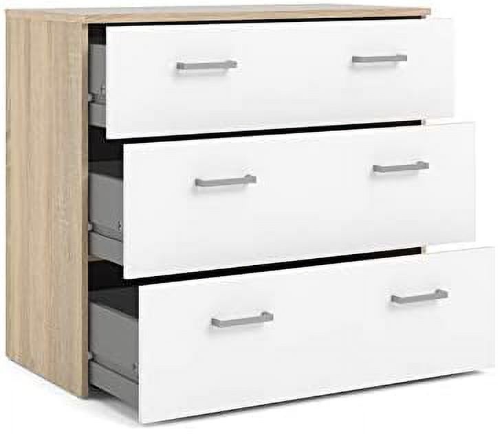 3 Drawer Chest, Oak Structure