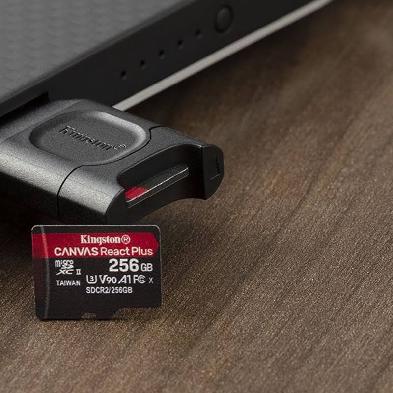 Kingston 128GB Canvas React Plus UHS-II microSDXC Memory Card