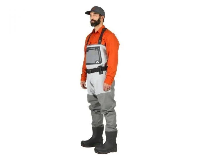 Simms G3 Guide Bootfoot Waders Vibram River Camo Large King-11