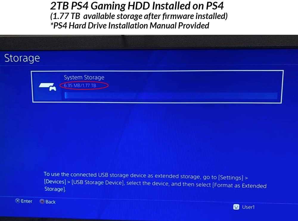 MaxDigitalData 2TB PS4 Hard Drive Upgrade Kit Bundle with Toshiba 2TB 5400RPM 16MB Cache SATA 6Gb/s 2.5in Internal Hard Drive (Works for PS4 Game