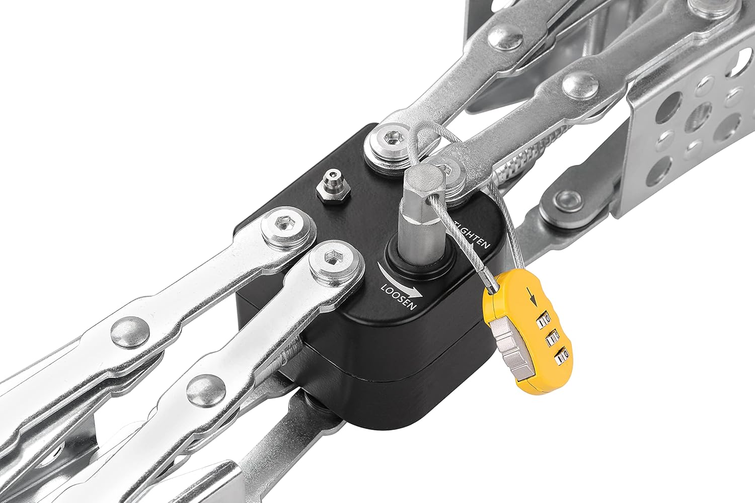 Maxchock X-Shaped RV Stabilizer Wheel Chock (Allow Drill Adjust) Dual Axel RV Travel Trailer Camper Tire While Camping -2 Pack