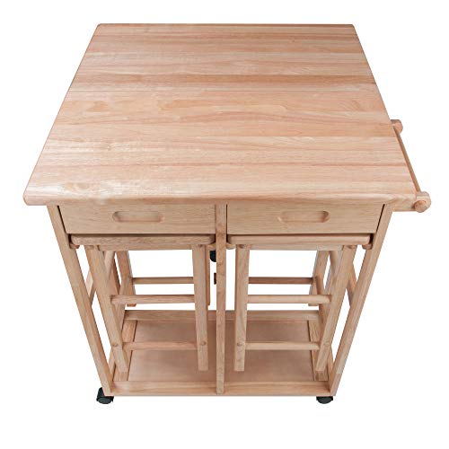 Winsome Suzanne Space Saver Set, for Kitchen, 33", Coffee