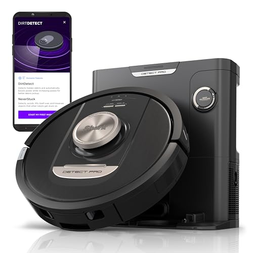 Shark RV2820AE Detect Pro Self-Empty Robot Vacuum with Bagless, 60-day Capacity HEPA Base, 3 Detect & React Technologies