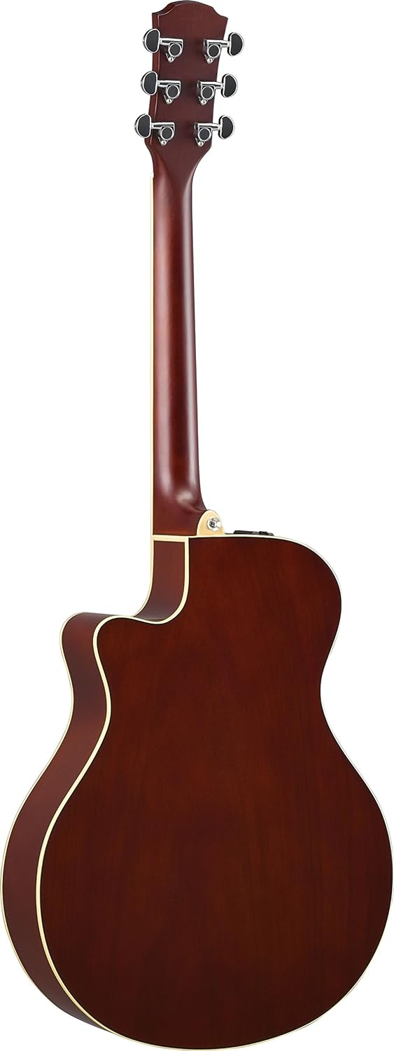 Yamaha APX600 VW Thin Body Acoustic-Electric Guitar, Vintage White