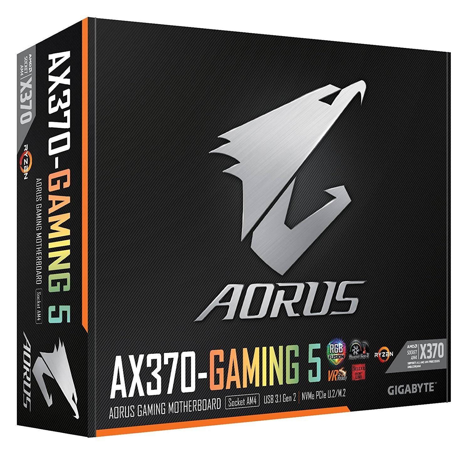 Gigabyte GA-AX370-Gaming 5 AM4 AMD X370 ATX Motherboard