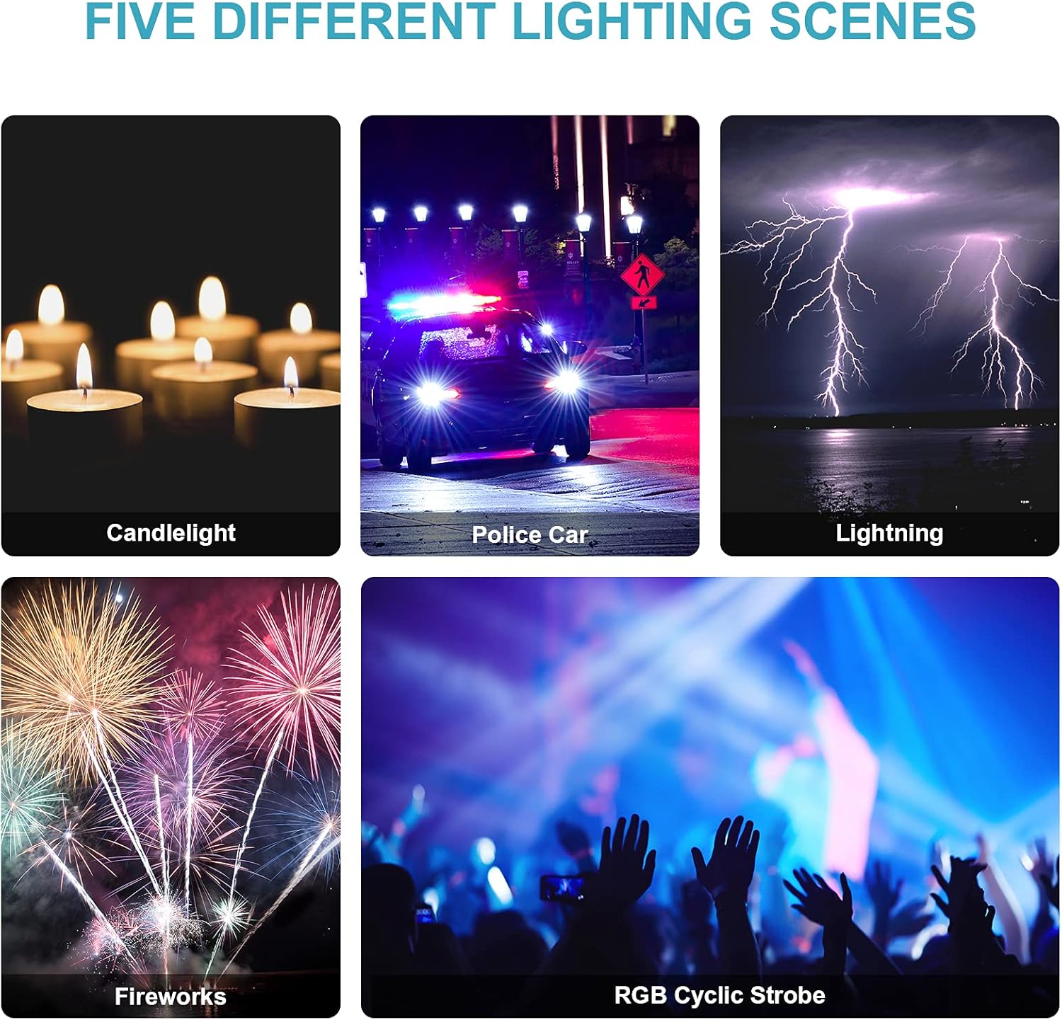 Led Video Light for Camera, RGB Photography Lighting Kit (2 Packs) with Adjustable Tripod Stand/Remote