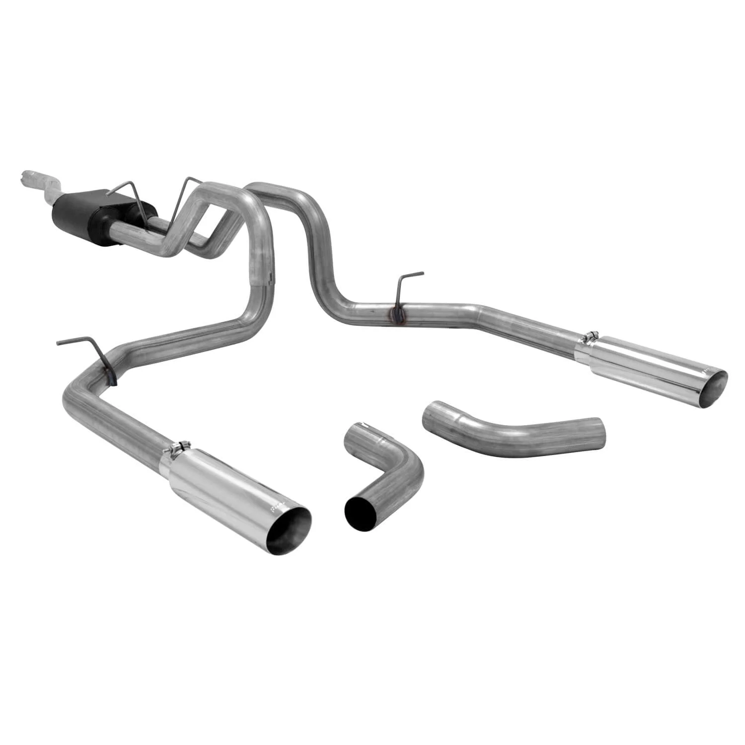Flowmaster 817663 Cat-back System 409S - Dual Rear/Side Exit - American Thunder - Aggressive Sound