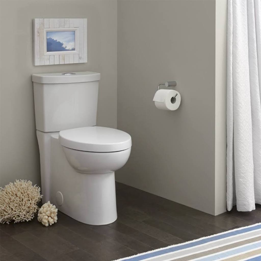 American Standard Studio Round Dual Flush Right Height Two-Piece Toilet 2795.204.020 White