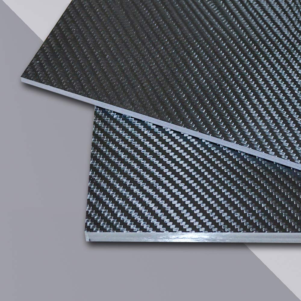 200 X 300 X 1 MM Carbon Fiber Sheets 100% 3K Twill Matte Carbon Fiber Plate