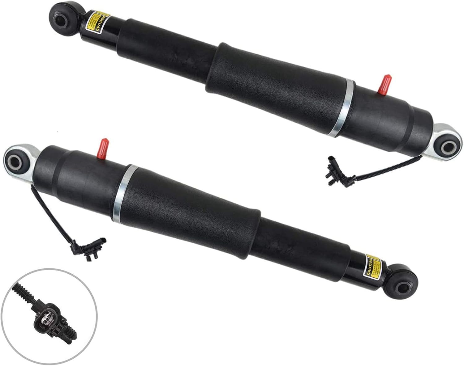 84176675 Pair Rear Air Shock Strut Absorber Fits for Cadillac Escalade ESV Chevy Suburban Tahoe GMC Yukon XL 5.3L 6.2L V8 2015 2016 2017 2018 2019