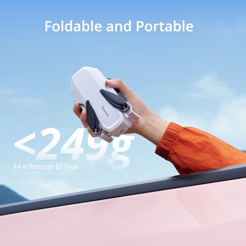 Potensic ATOM LT GPS Drone Under 249g, 2 Batteries 80 Mins, EIS 2.5K Camera, 4KM FPV Transmission, Brushless Motor, Auto Return, SurgeFly