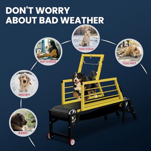 Dog Treadmill for Large Dogs,91" Treadmill for Dogs with Brake