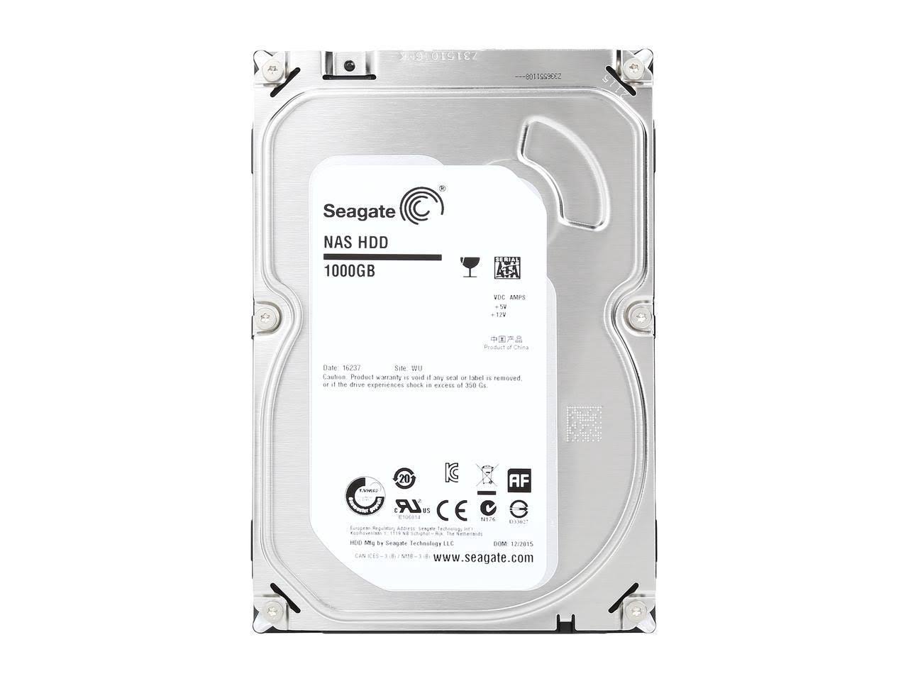 Seagate NAS HDD 1 TB Internal HDD - ST1000VN000 - SATA 6Gb/s