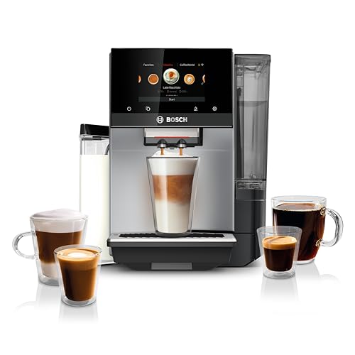 Bosch 800 Series Fully Automatic Espresso Machine – 36 Drinks with Coffee World, Cold Brew, Double Cup, Integrated Milk Container, Smart Features