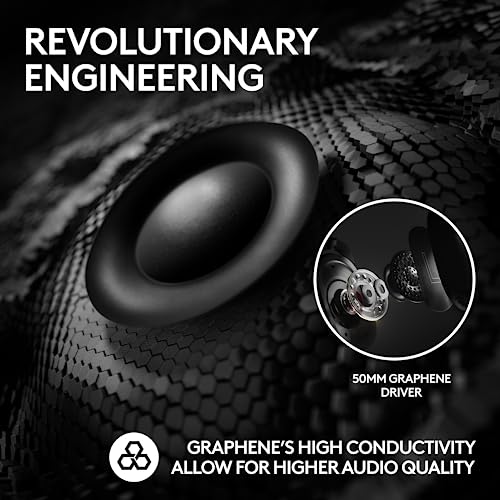 Logitech G PRO X 2 Lightspeed Wireless Gaming Headset: Wireless Gaming Headphones with Mic, 50mm Graphene Drivers, 2.02.0—7.1 Surround