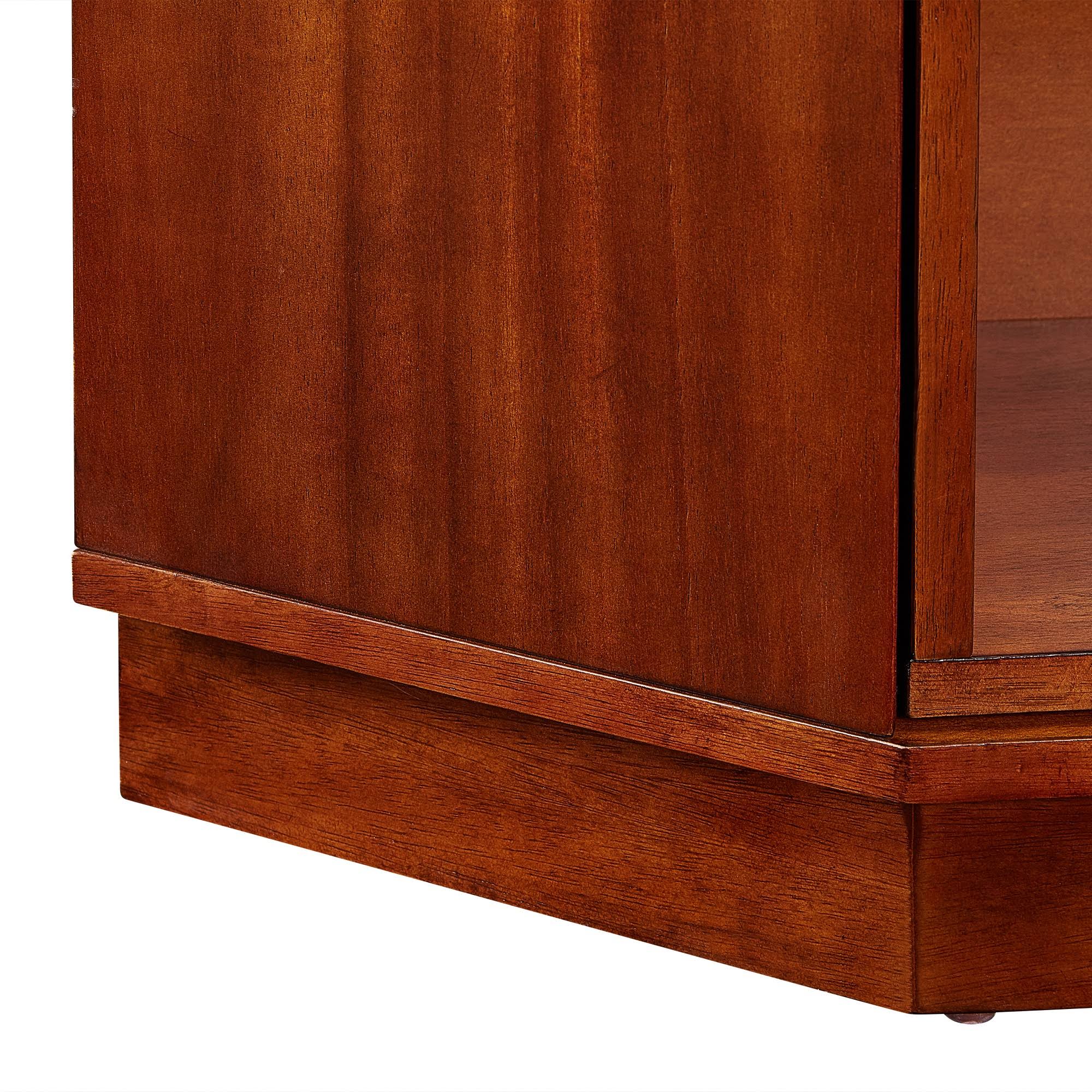 Holly u0026 Martin Hentz Midcentury Modern Rotating Corner Bar Cabinet