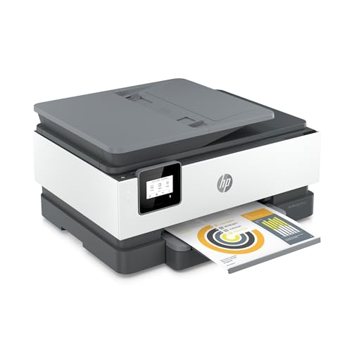 HP OfficeJet 8015e Wireless Color All-in-One Printer, 6 month Instant Ink trial included