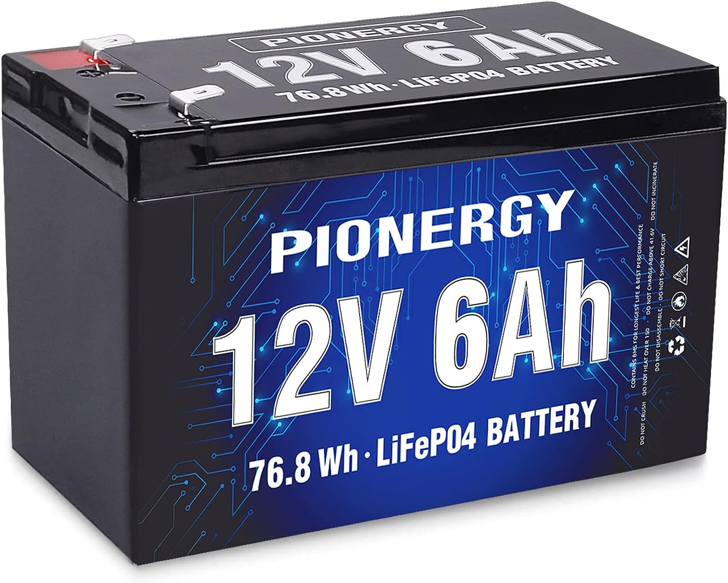 LiFePO4 Battery, Lithium Battery 4000+ Cycles Rechargeable Iron Phosphate Battery for RV