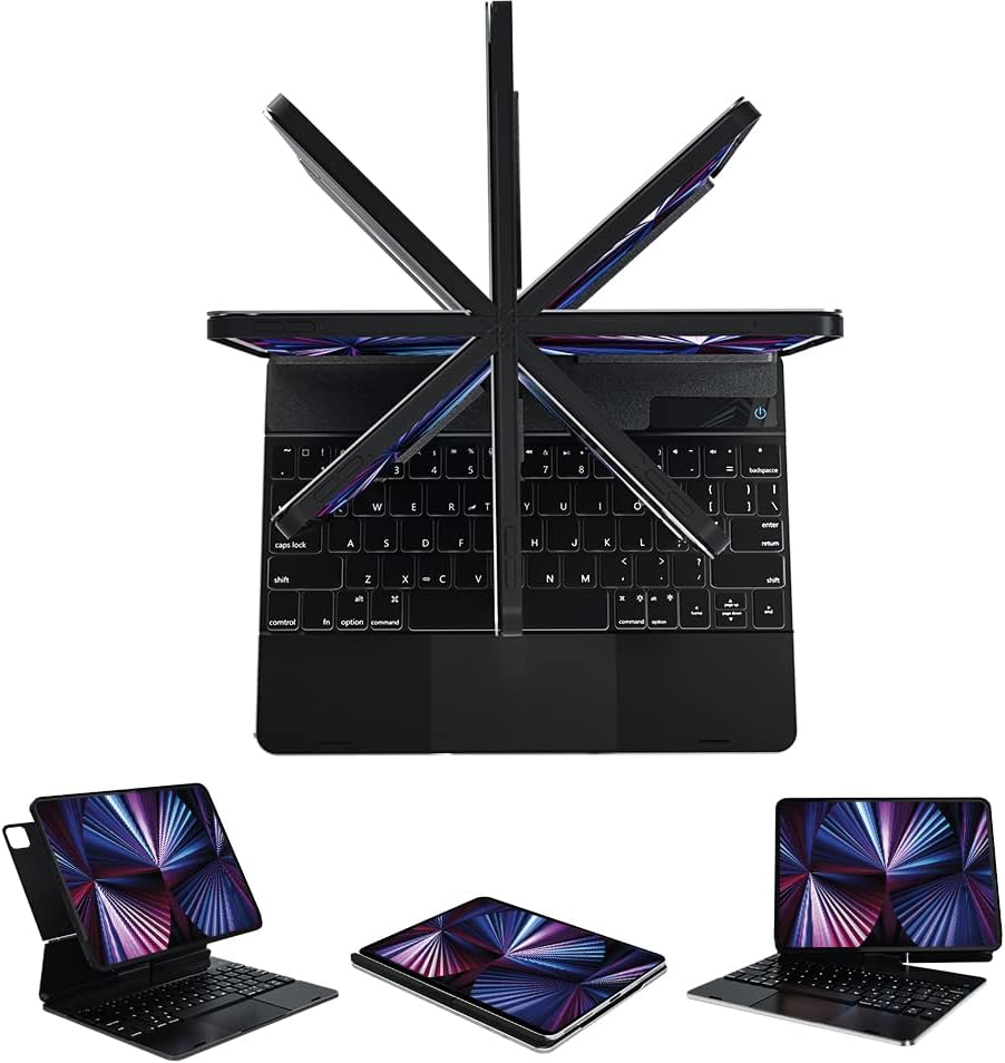 doqo Magnetic Keyboard Case for iPad Air 5th Generation(2022)/iPad Air 4th Generation(2020), iPad Pro 11 2018/2020/2021