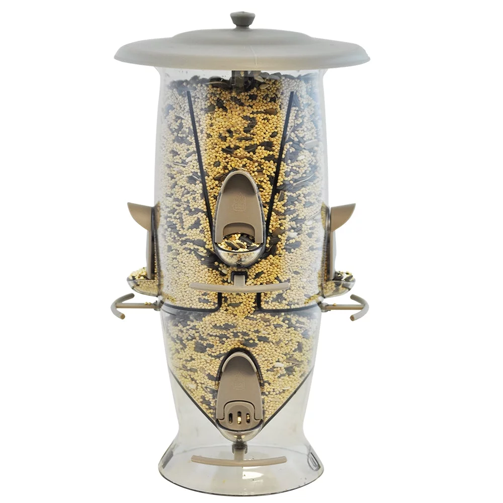 More Birds 22 Abundance Songbird Feeder with 6 Feeding Ports, 6 Lb Capacity, Each - Curated Treasures Market