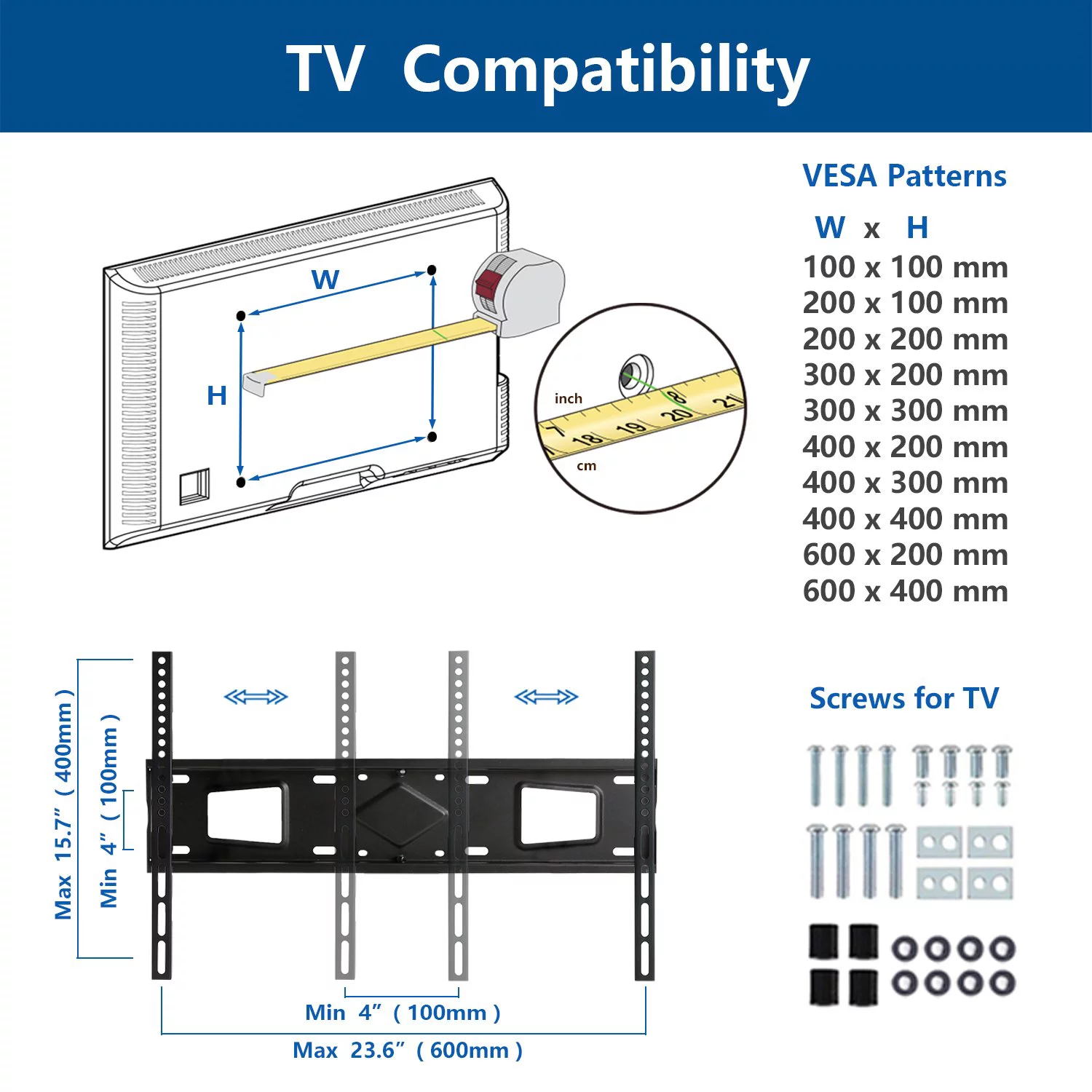 YOMT Wood Storage TV Stand with Mount for TVs up to 65" Rolling Wheels Brown