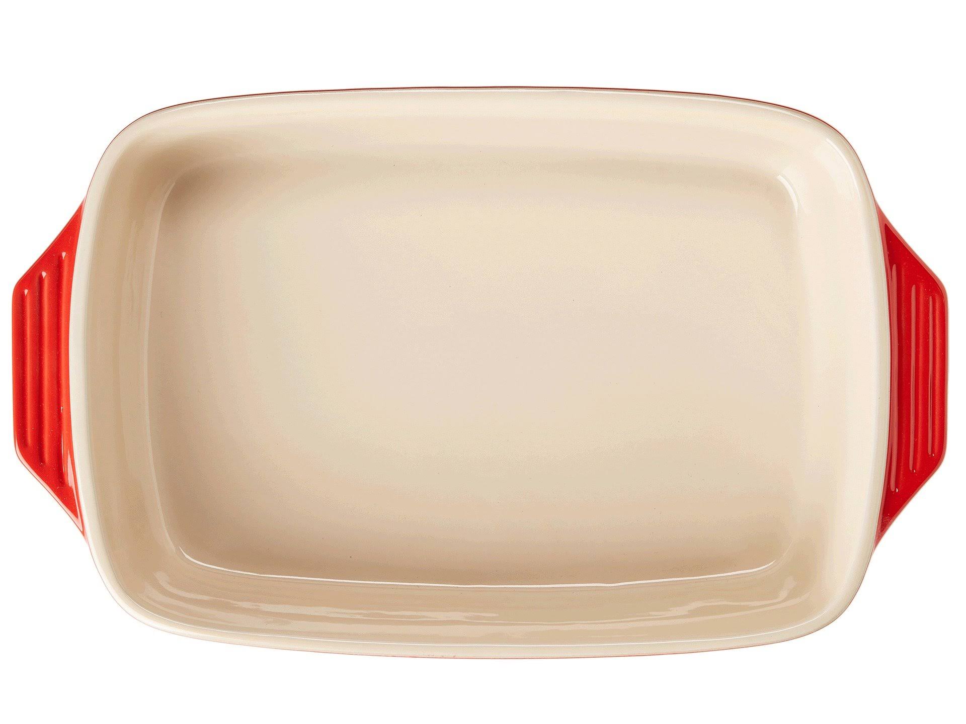 Le Creuset 3.5 qt. Covered Rectangular Casserole (Cerise)