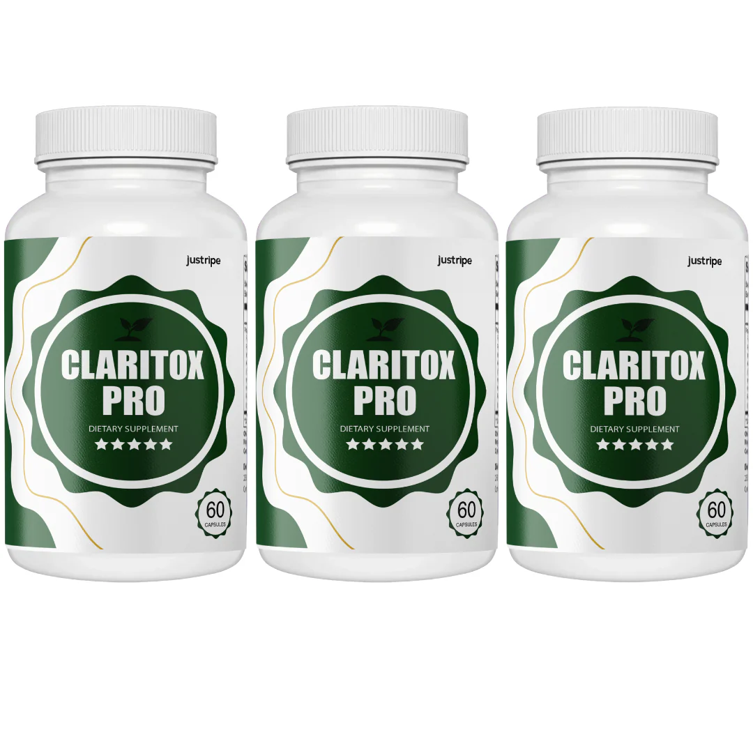 Claritox Pro Advanced Formula Dietary Supplement - 3 Bottles - Kansas Nuitrition - HNZSDS