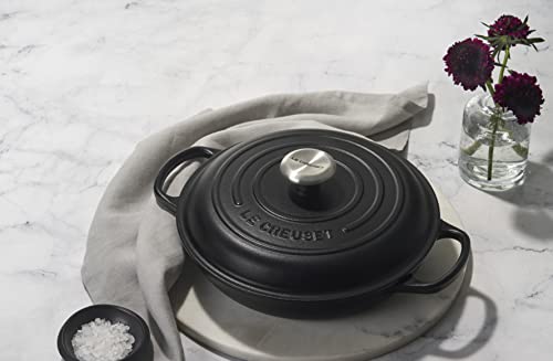 Le Creuset Enameled Cast Iron Signature Braiser, 3.5 qt., Marseille