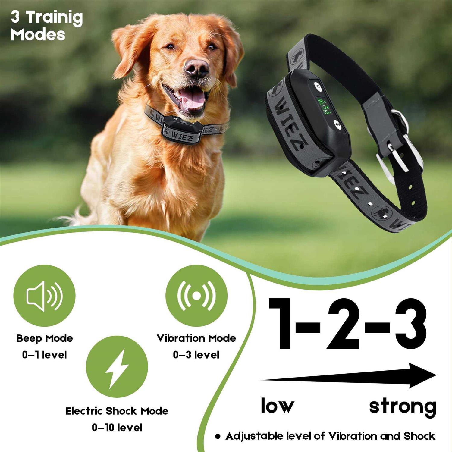 GPS Wireless Dog Fence Electric Dog Collar Fence Range 65-3281ft