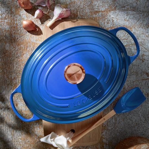 Le Creuset Signature 8-quart Oval Dutch Oven with Copper Knob - Enameled Cast Iron (Marseille)