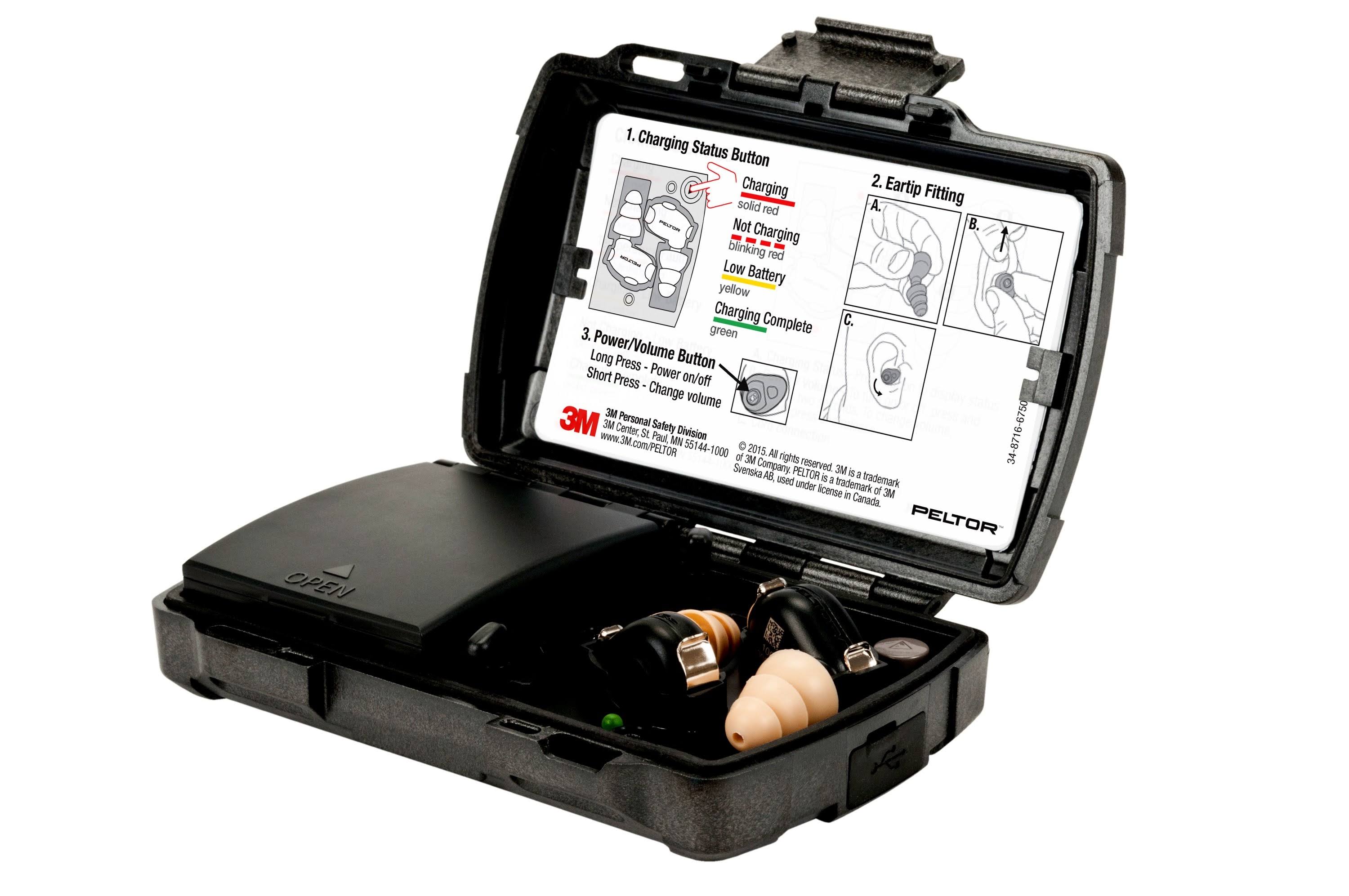 3M Peltor TEP-200 Digital Tactical Earplugs Kit