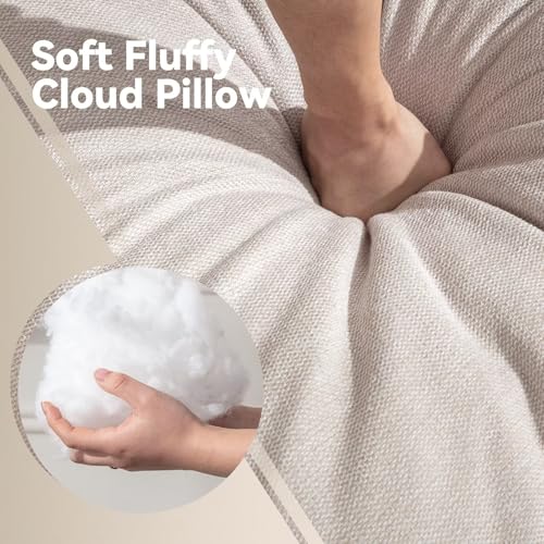 Cloud Couch Modular Sectional Sofa Modern Oversized Couches with Ottoman 7 Seater L-Shaped Sofas Comfy Couches for Living Room Spacious Space