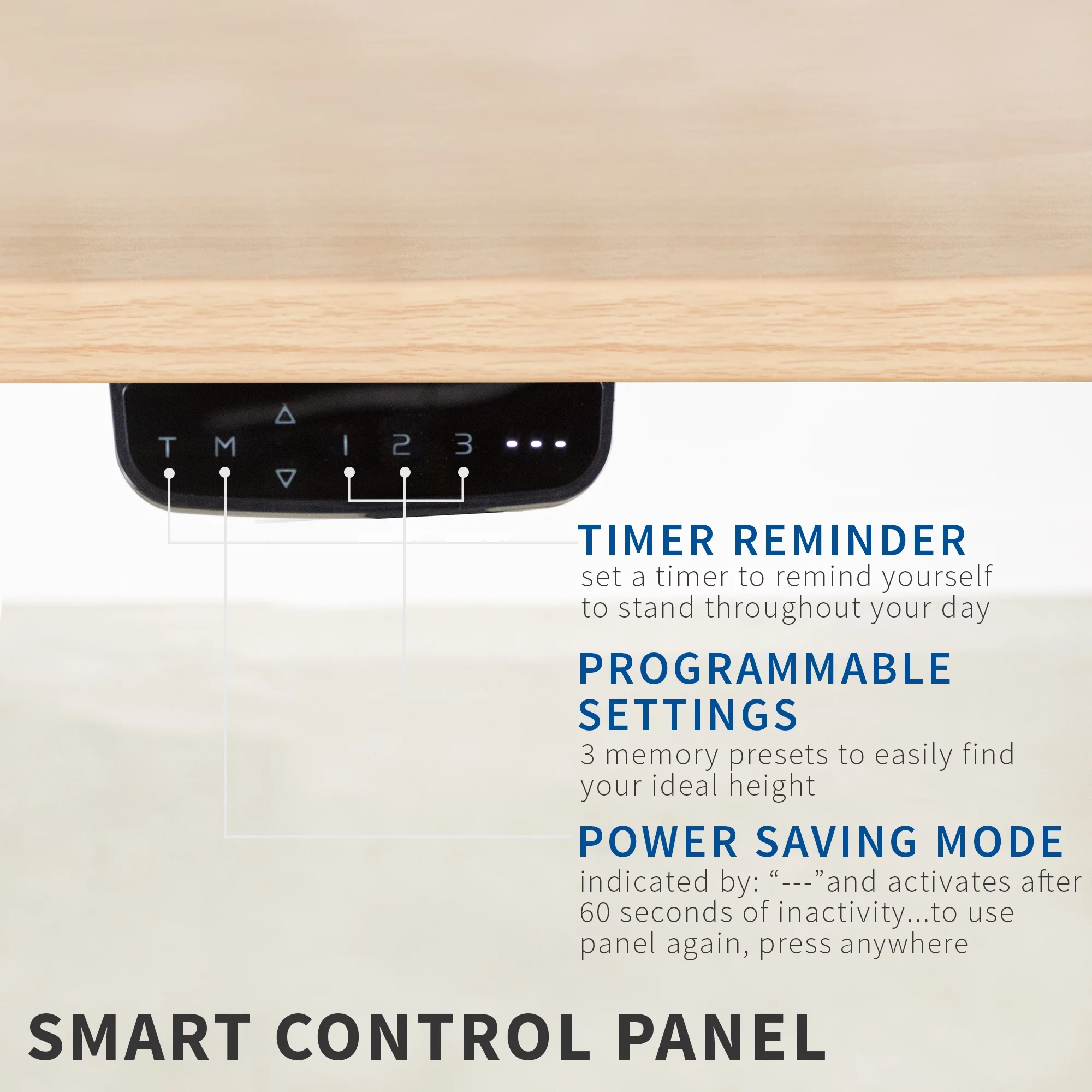 VIVO Electric Stand Up Desk Frame Single Motor Standing Height Adjustable