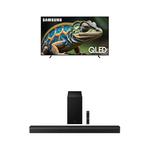 Samsung 43-Inch Class QLED 4K Q60D Series Quantum HDR Smart TV w/Object Tracking Sound Lite, Motion Xcelerator, Slim Design, Gaming Hub