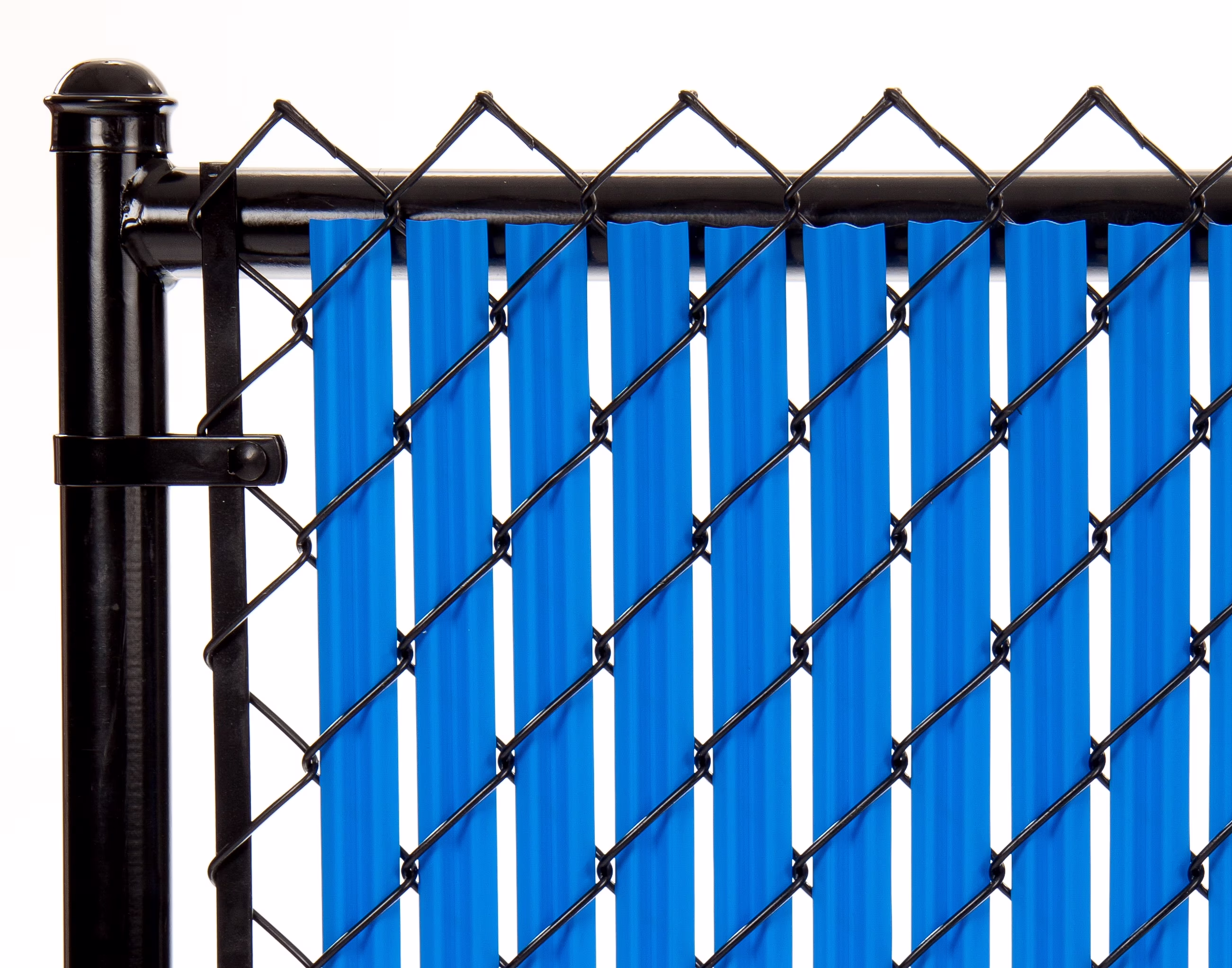 Royal Blue 5ft Ridged Slat for Chain Link Fence