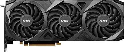 MSI Gaming GeForce RTX 3060 Ti LHR 8GB GDRR6 256-Bit HDMI/DP Torx Fan 3 Ampere Architecture Graphics Card (RTX 3060 Ti Ventus 3X 8G OC LHR)