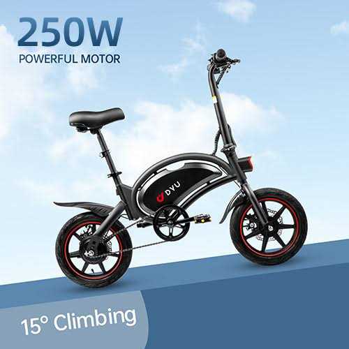 DYU D3F 14 Folding Electric E-Bike 250W - Sports Supplies Online Store