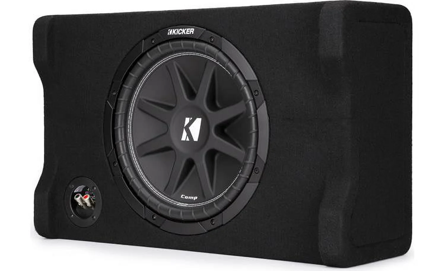 New Kicker 48CDF124 Comp 12 Down-Firing Loaded Subwoofer Enclosure