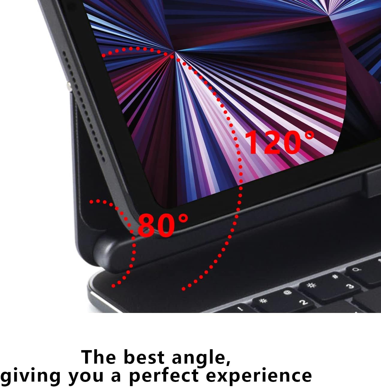 doqo Magnetic Keyboard Case for iPad Air 5th Generation(2022)/iPad Air 4th Generation(2020), iPad Pro 11 2018/2020/2021