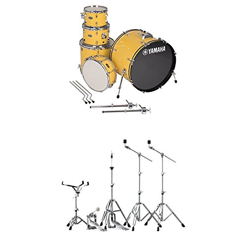 Yamaha Rydeen 5pc Shell Pack with 22" Bass Drum, Black Glitter