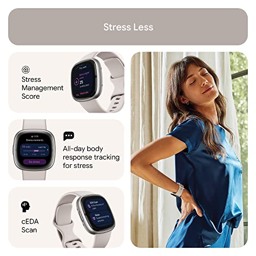Fitbit Sense 2 Advanced Health and Fitness Smartwatch with Tools to Manage Stress and Sleep, ECG App, SpO2, 24/7 Heart Rate and GPS